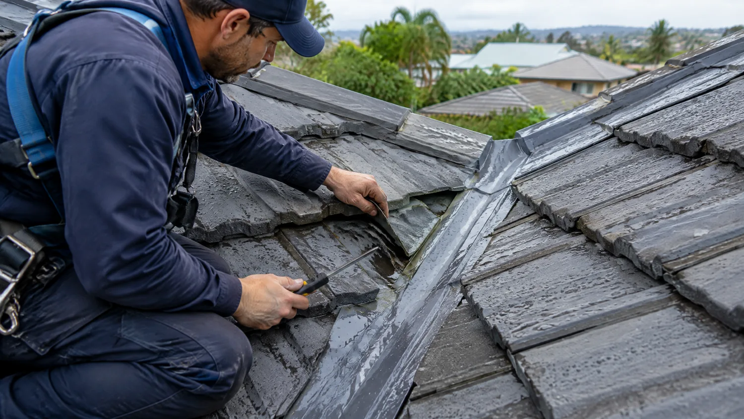 Roof Leak Repairs on a Queensland residential roof