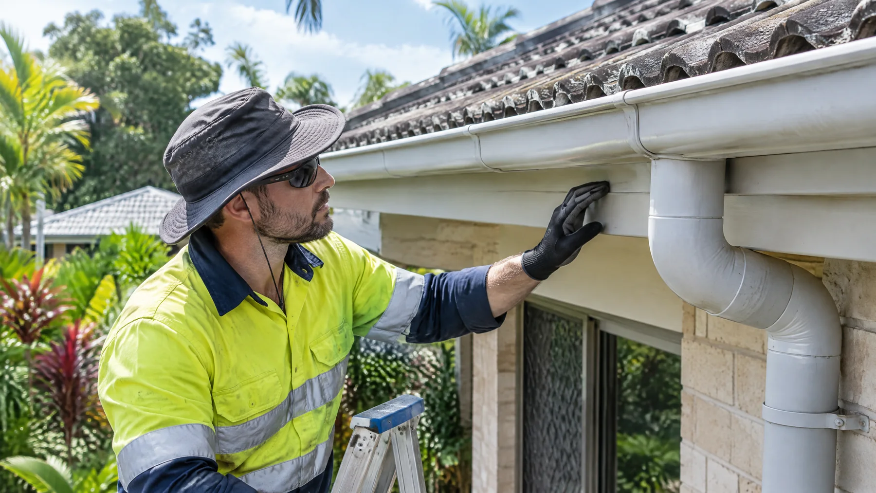 Roof Repairs on a Queensland residential roof