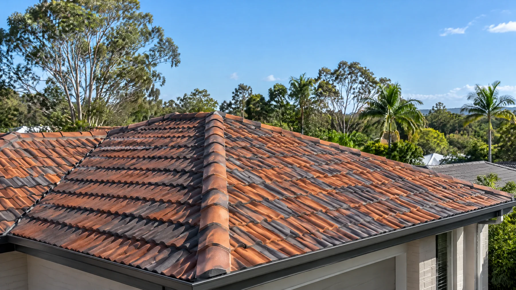 Roof Restoration on a Queensland residential roof